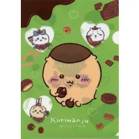 Stationery - Plastic Folder (Clear File) - Chiikawa / Kuri-Manjuu