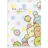 Stationery - Plastic Folder (Clear File) - Sumikko Gurashi