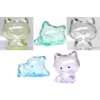Trading Figure - Clear kitten Sofubi Mascot
