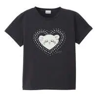 Chiikawa Rhinestone T-shirt DECO (Momonga) Charcoal Black - M