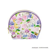 mofusand × HIBIYA-KADAN Shell Pouch (Purple)