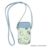 mofusand × HIBIYA-KADAN Shoulder Pouch (Green)