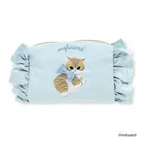 mofusand Frilled Square Pouch (Blue)