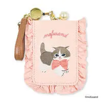 mofusand Frilled Pass Case (Pink)