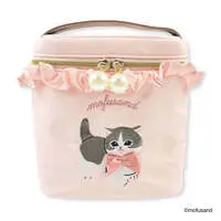 mofusand Frilled Mini Vanity Pouch (Pink)