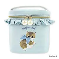mofusand Frilled Mini Vanity Pouch (Blue)