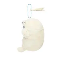 mofusand Fluffy Marine Life Meow Mascot Keychain (Spotted Seal Meow)