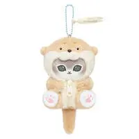 mofusand Fluffy Marine Life Meow Mascot Keychain (Otter Meow)