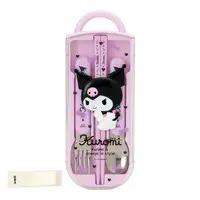 Fork - Spoon - Chopsticks - Cutlery - Sanrio / Kuromi