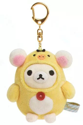 Plush - Key Chain - RILAKKUMA / Kiiroitori & Korilakkuma
