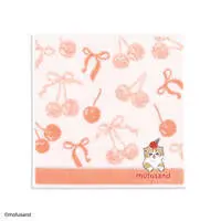 mofusand Towel Handkerchief (Sweet & Sour Meow Pink)