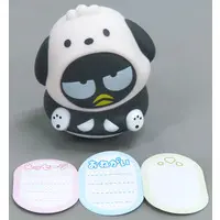 Trading Figure - Message Card - Sanrio / BAD BADTZ-MARU & Pochacco
