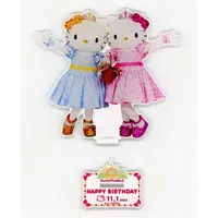 Acrylic stand - Sanrio / Mimmy & Hello Kitty