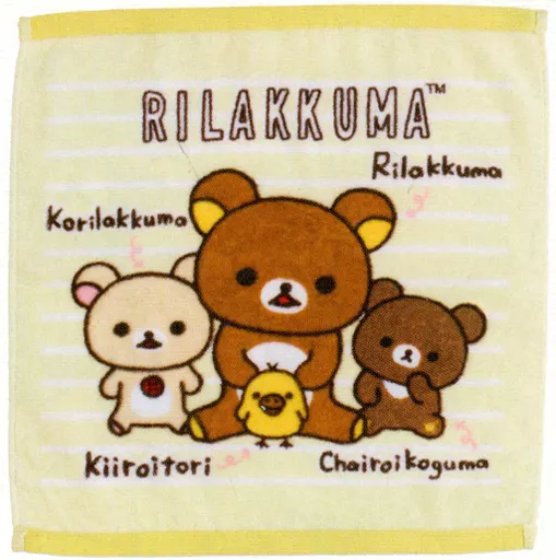 Towels - RILAKKUMA / Rilakkuma & Chairoikoguma & Kiiroitori & Korilakkuma