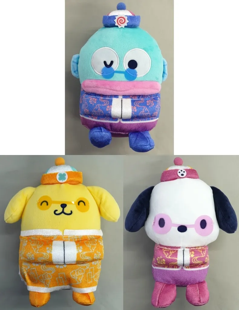 Plush - Sanrio / Pochacco & Pom Pom Purin & Hangyodon