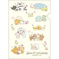 Stationery - Plastic Folder (Clear File) - San-X Universe