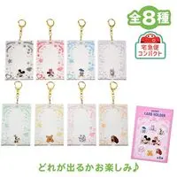 Plush - Commuter pass case - Card case - Winnie the Pooh / Minnie Mouse & Mickey Mouse