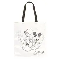 Hand Bag - Tote Bag - Pencil - Bag - Disney / Pluto & Mickey Mouse