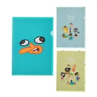 Stationery - Plastic Folder (Clear File) - Phineas and Ferb / Perry the Platypus (Agent P)