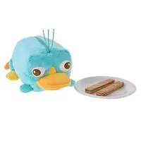 Plush - Pouch - Phineas and Ferb / Perry the Platypus (Agent P)