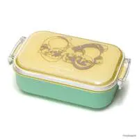 mofusand Rectangular Clip-Lid Lunch Box M 480ml Shark Meow (Yellow)