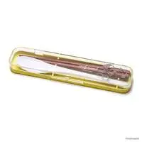 mofusand Shark Meow Chopsticks and Spoon Set (Yellow)