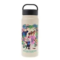 Tumbler, Glass - Drink Bottle - Zootopia / Nick Wilde & Judy Hopps & Benjamin Clawhauser & Gary the Snail