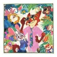 Handkerchief - Towels - Zootopia / Nick Wilde & Judy Hopps & Benjamin Clawhauser & Gary the Snail