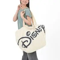  (ミッキー トートバッグ メガサイズ Disneyロゴ マグネット開閉 TOTE BAG Collection)