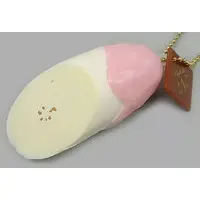 Key Chain - Squeeze Toy (チョコフォンデュ イチゴチョコ＆バナナ cafedeN ぷにぷにマスコット)