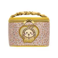 Chiikawa Leopard Print Vanity Pouch (Usagi)