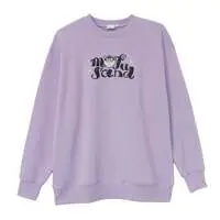 mofusand Sweatshirt SHADOW CAT Purple - L