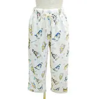 mofusand Fleece Pants (Floral Pattern) - L-LL
