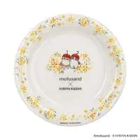 mofusand × HIBIYA-KADAN Dessert Plate (Osmanthus)