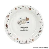 mofusand × HIBIYA-KADAN Dessert Plate (Leaf)