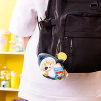 mofusand Lazy Potato Chip Shark Meow Mascot Keychain