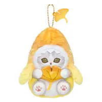 mofusand Chubby Shark Meow Mascot Keychain (Ginkgo)