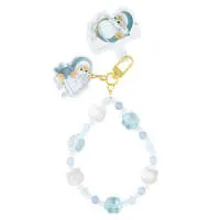 mofusand Lazy Time at Home, Meow! Phone Tab with Beaded Strap