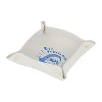 mofusand Lazy Time at Home, Meow! Faux Leather Tray