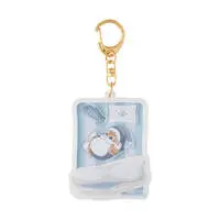 mofusand Lazy Time at Home, Meow! Shaker Key ring (I Don't Want to Get Out of Bed, Meow)
