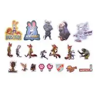 Case - Stationery - Stickers - Zootopia / Nick Wilde & Judy Hopps & Benjamin Clawhauser