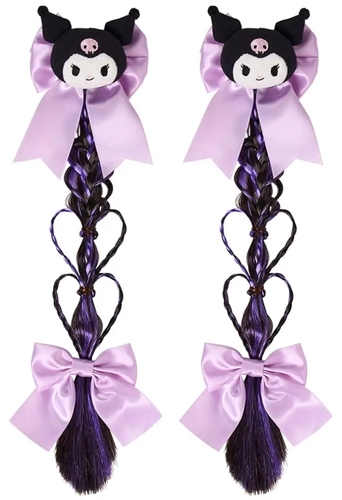 USED) Hair Clip - Accessory - Sanrio / Kuromi (クロミ エクステ風