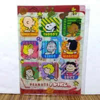 Plastic Folder (Clear File) - PEANUTS / Snoopy