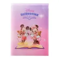 Plush - Plastic Folder (Clear File) - Disney / Mickey Mouse & Minnie Mouse