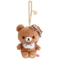 Plush Key Chain - RILAKKUMA / Chairoikoguma