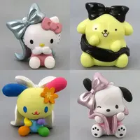 Trading Figure - Sanrio / Pochacco & U・SA・HA・NA & Pom Pom Purin & Hello Kitty