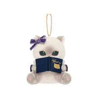 mofusand Antique Reading Mascot Keychain (Siamese)