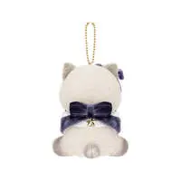 mofusand Antique Reading Mascot Keychain (Siamese)