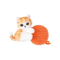 mofusand Yarn Measuring Tape with Plush (Red)