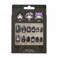 Nail Tips - Sanrio / Kuromi